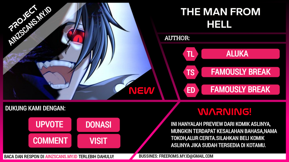 Man From Hell Chapter 19 - halaman 1