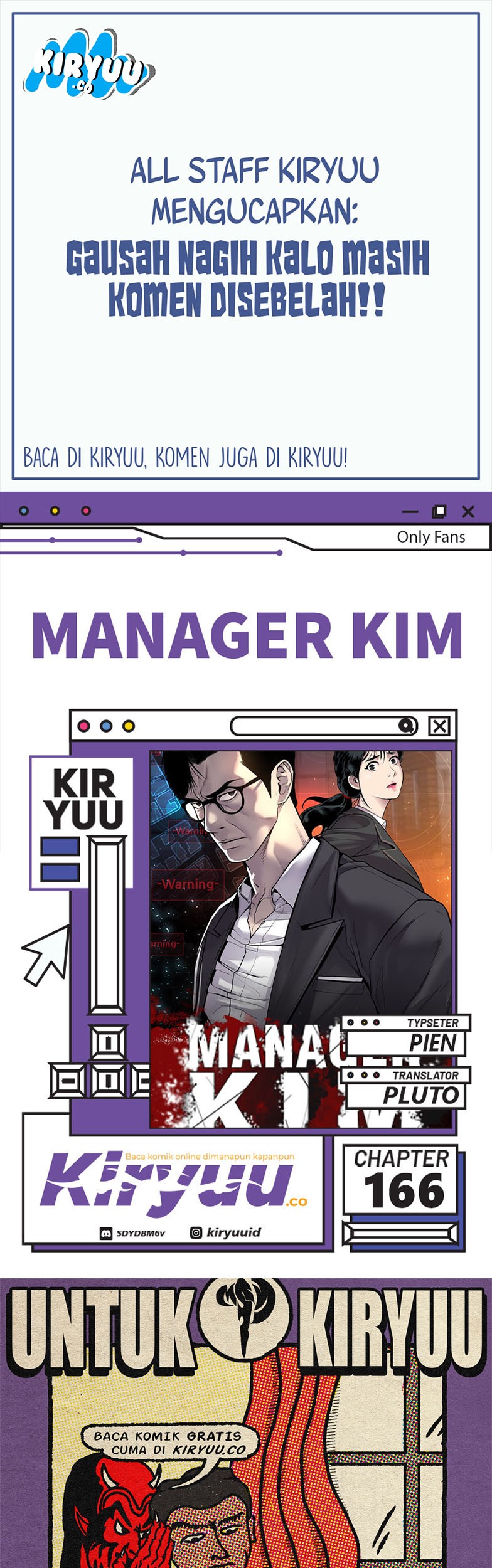 Manager Kim Chapter 166 - halaman 1