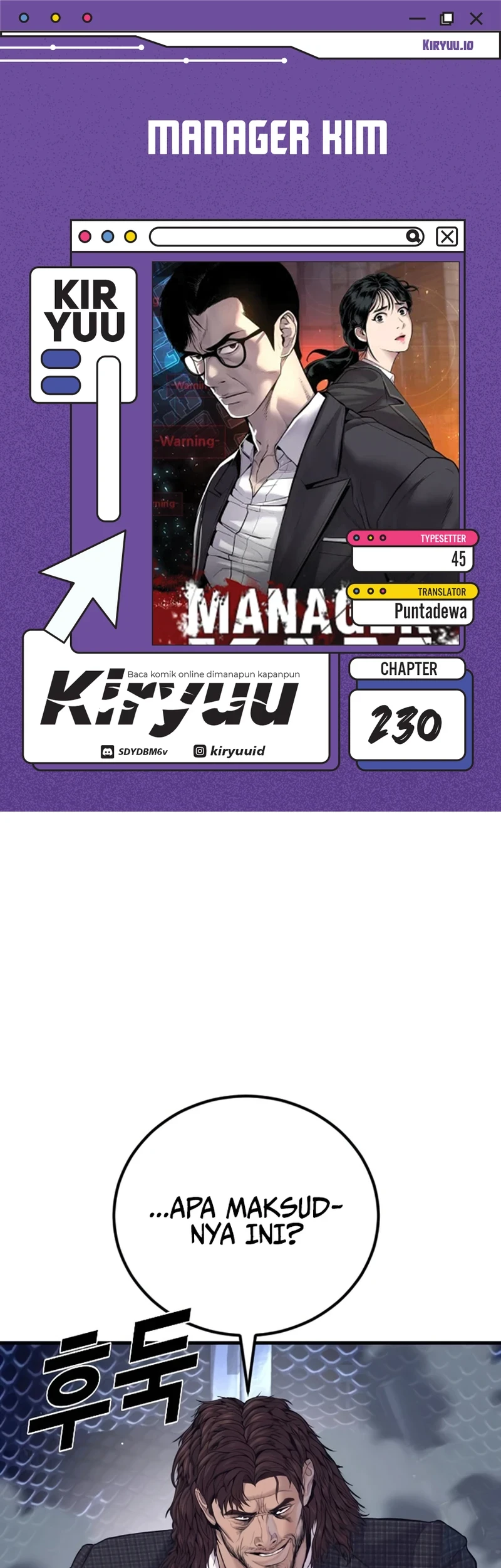 Manager Kim Chapter 230 - halaman 1