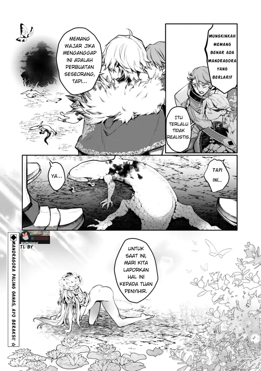 Mandragora tte Baretara Toubatsu desu ka?: Hana no Majo no Hohoemi wa Kanchigai no Tane o Maku Chapter 1 - halaman 44
