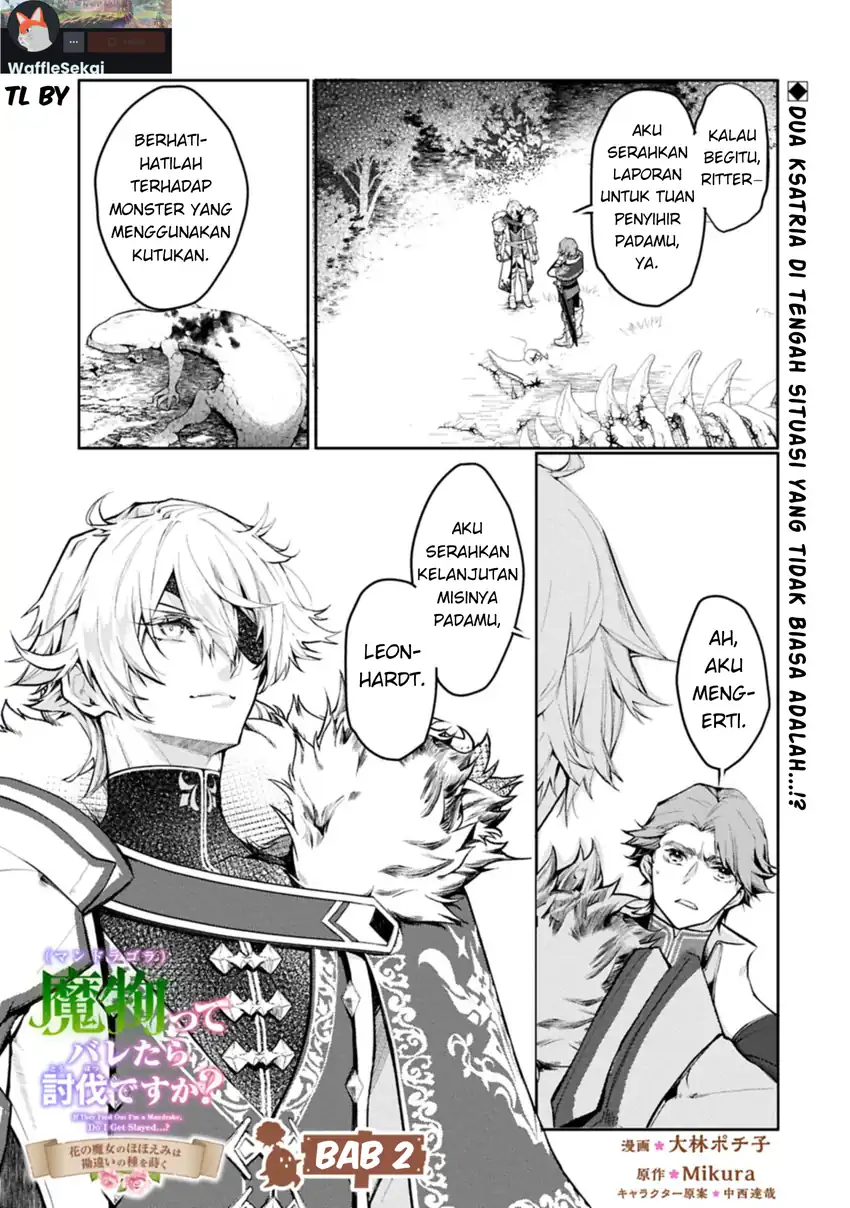 Mandragora tte Baretara Toubatsu desu ka?: Hana no Majo no Hohoemi wa Kanchigai no Tane o Maku Chapter 2 - halaman 2