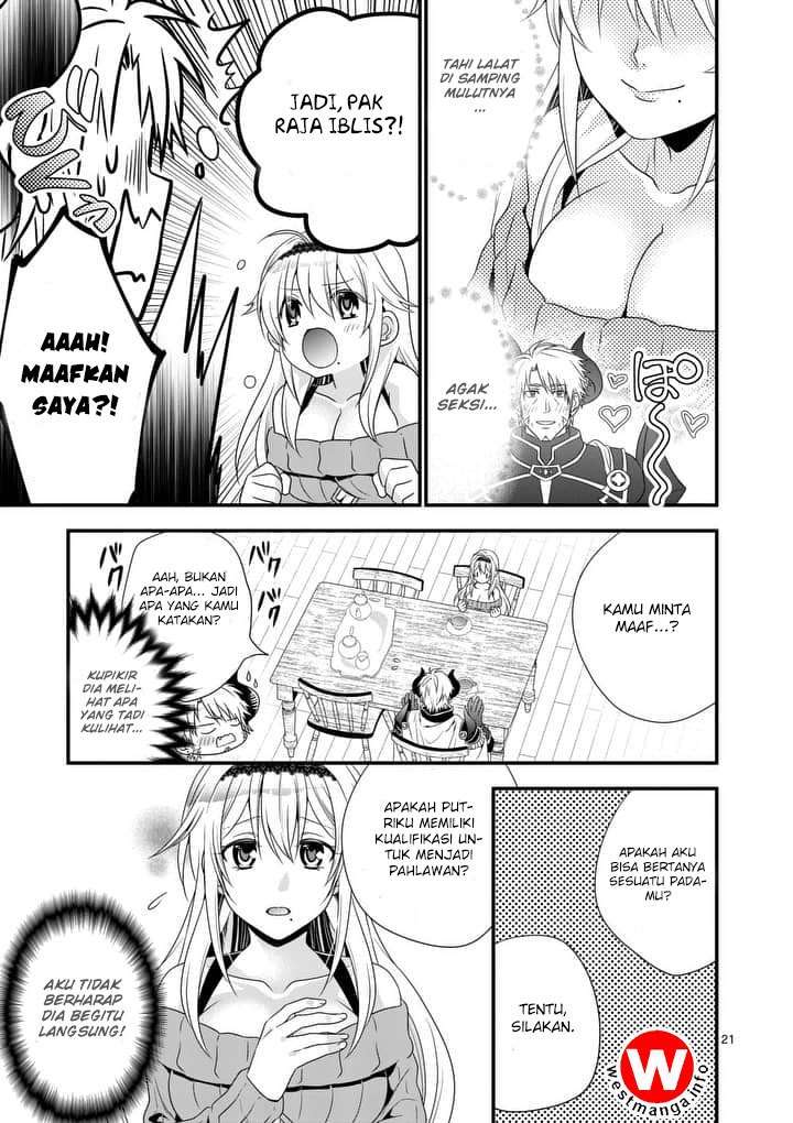 Maou desu Onna Yuusha no Hahaoya to Saikon Shita no de Onna Yuusha ga Giri no Musume ni Narimashita Chapter 1 - halaman 22