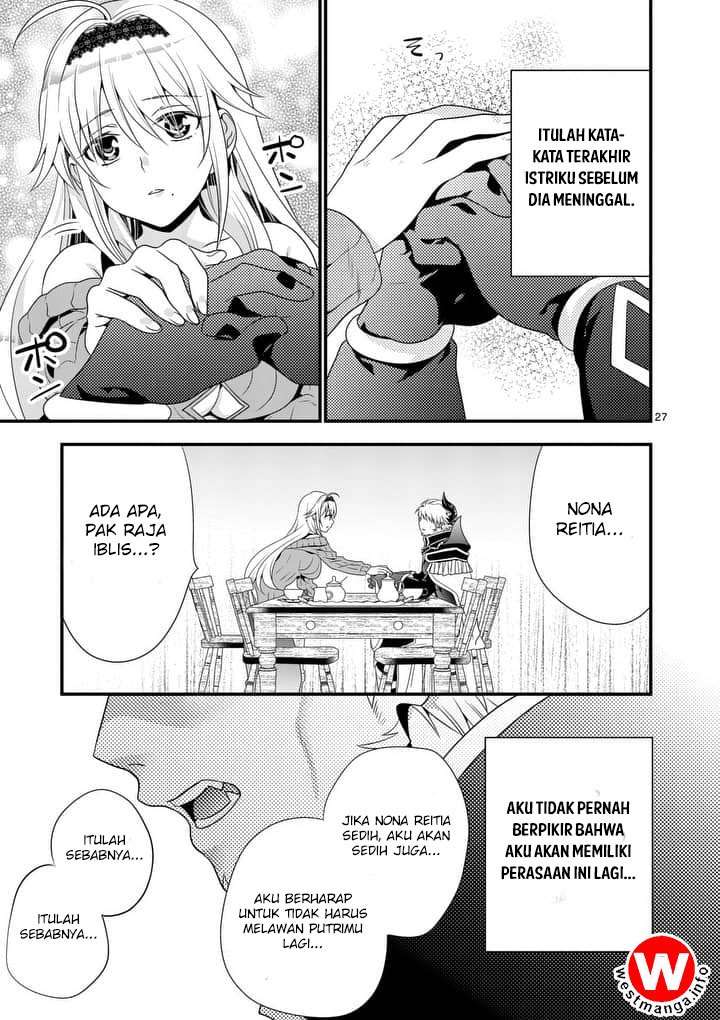Maou desu Onna Yuusha no Hahaoya to Saikon Shita no de Onna Yuusha ga Giri no Musume ni Narimashita Chapter 1 - halaman 28