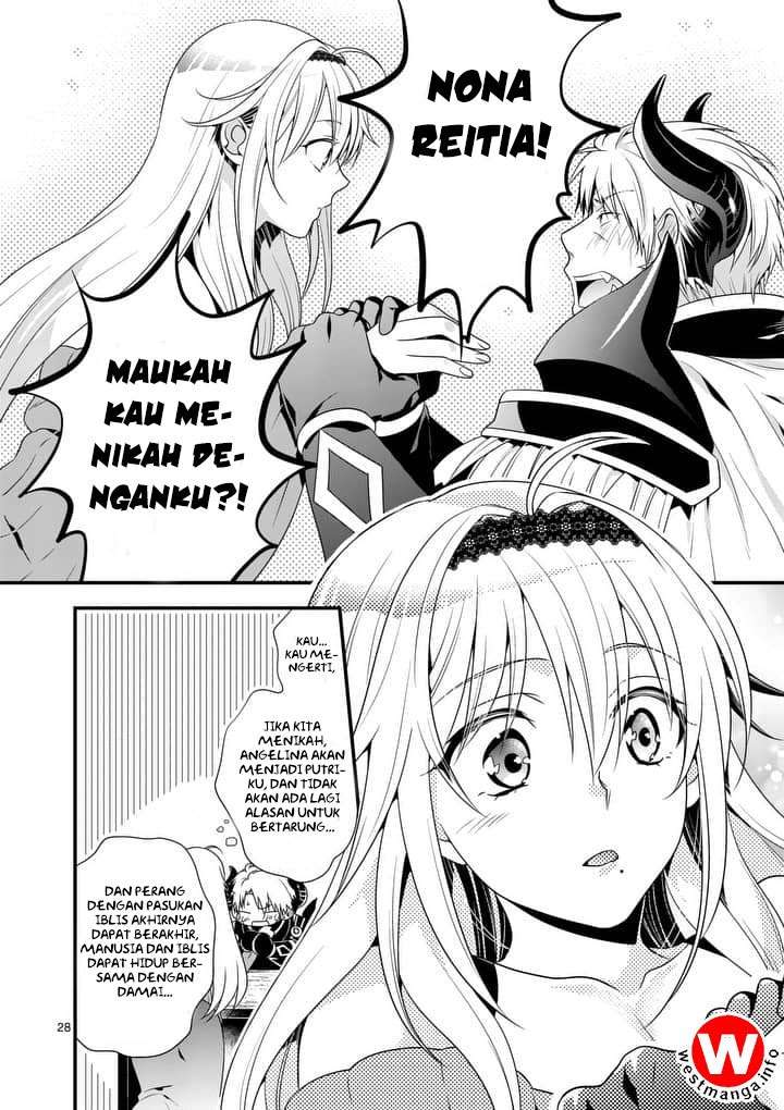 Maou desu Onna Yuusha no Hahaoya to Saikon Shita no de Onna Yuusha ga Giri no Musume ni Narimashita Chapter 1 - halaman 29