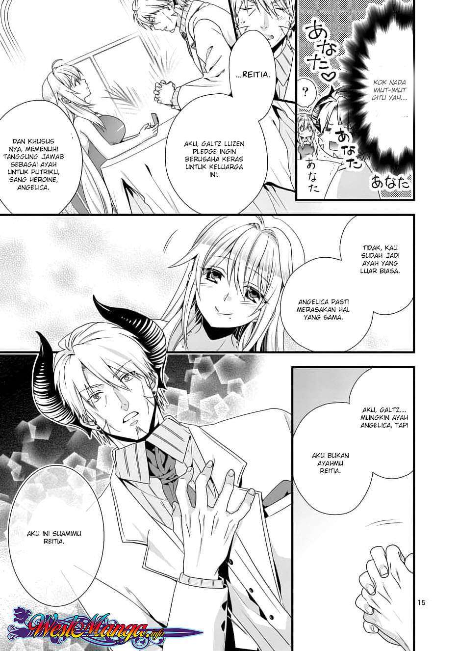 Maou desu Onna Yuusha no Hahaoya to Saikon Shita no de Onna Yuusha ga Giri no Musume ni Narimashita Chapter 13 - halaman 18