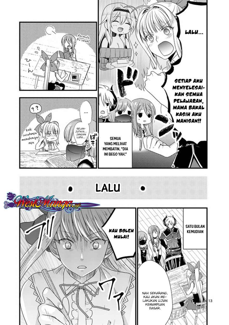 Maou desu Onna Yuusha no Hahaoya to Saikon Shita no de Onna Yuusha ga Giri no Musume ni Narimashita Chapter 14 - halaman 16