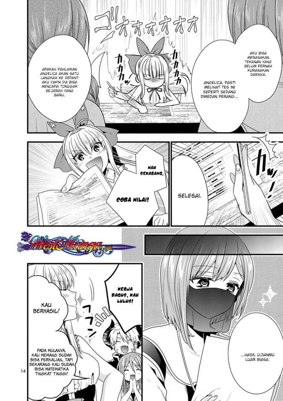 Maou desu Onna Yuusha no Hahaoya to Saikon Shita no de Onna Yuusha ga Giri no Musume ni Narimashita Chapter 14 - halaman 17