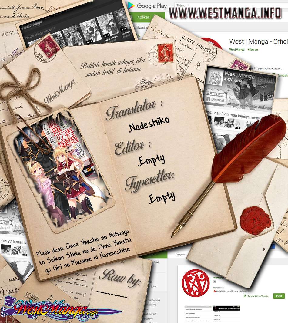 Maou desu Onna Yuusha no Hahaoya to Saikon Shita no de Onna Yuusha ga Giri no Musume ni Narimashita Chapter 15 - halaman 3
