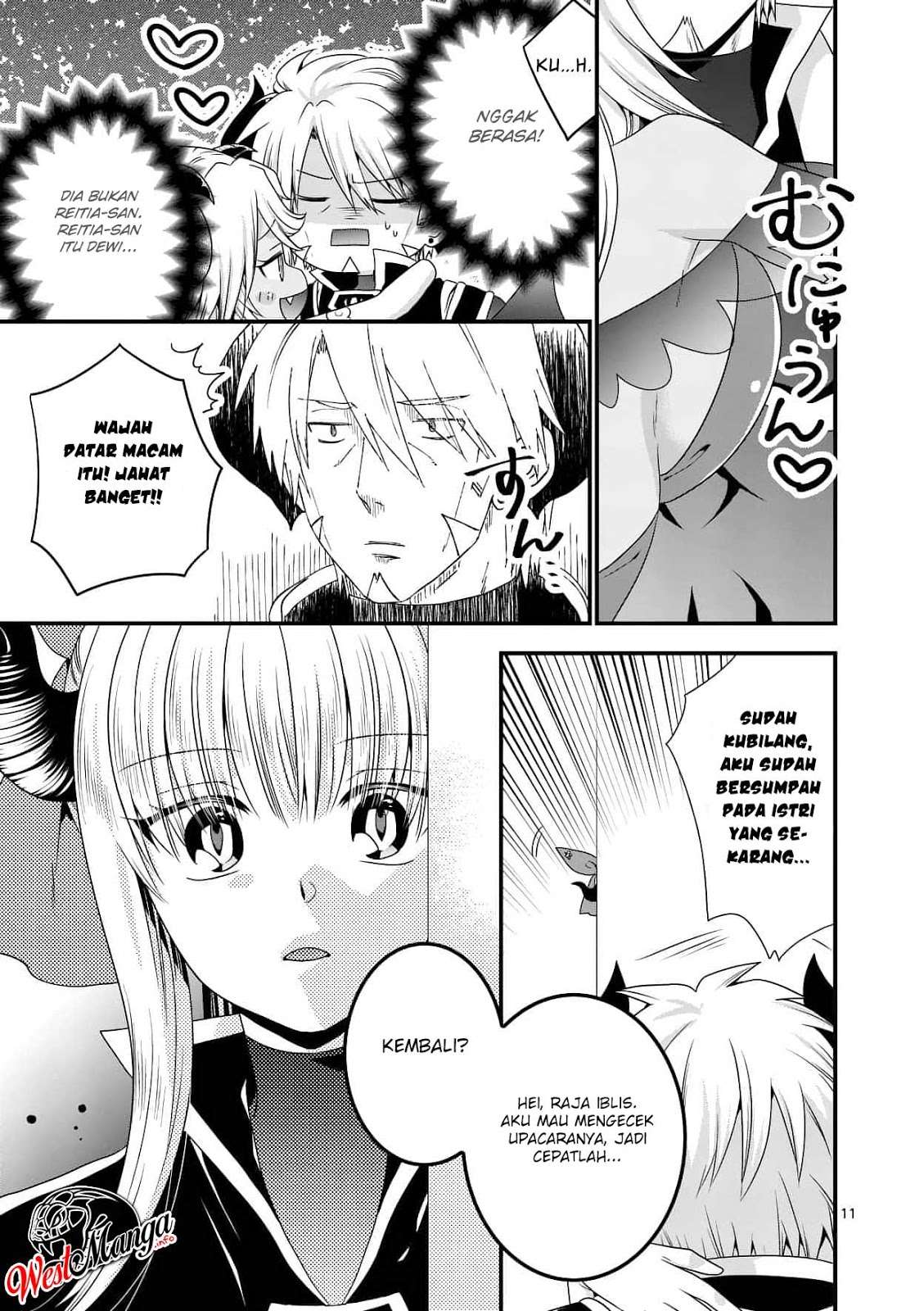 Maou desu Onna Yuusha no Hahaoya to Saikon Shita no de Onna Yuusha ga Giri no Musume ni Narimashita Chapter 17 - halaman 14