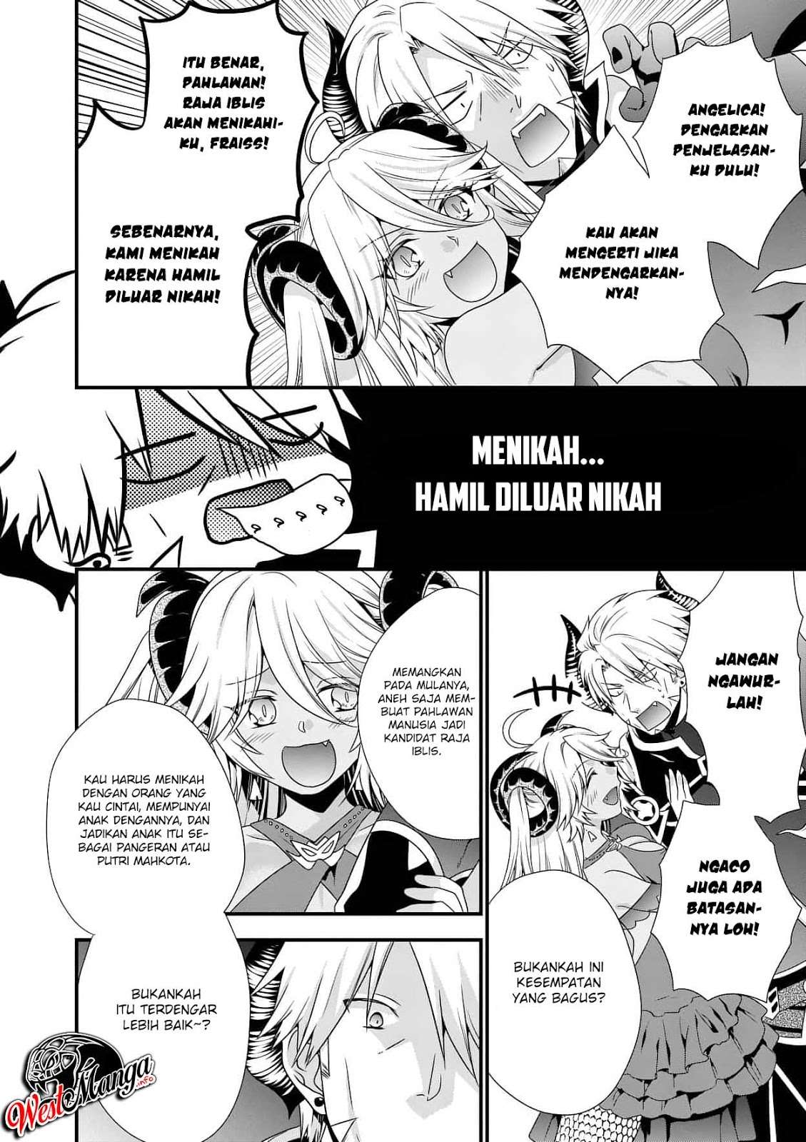 Maou desu Onna Yuusha no Hahaoya to Saikon Shita no de Onna Yuusha ga Giri no Musume ni Narimashita Chapter 17 - halaman 17
