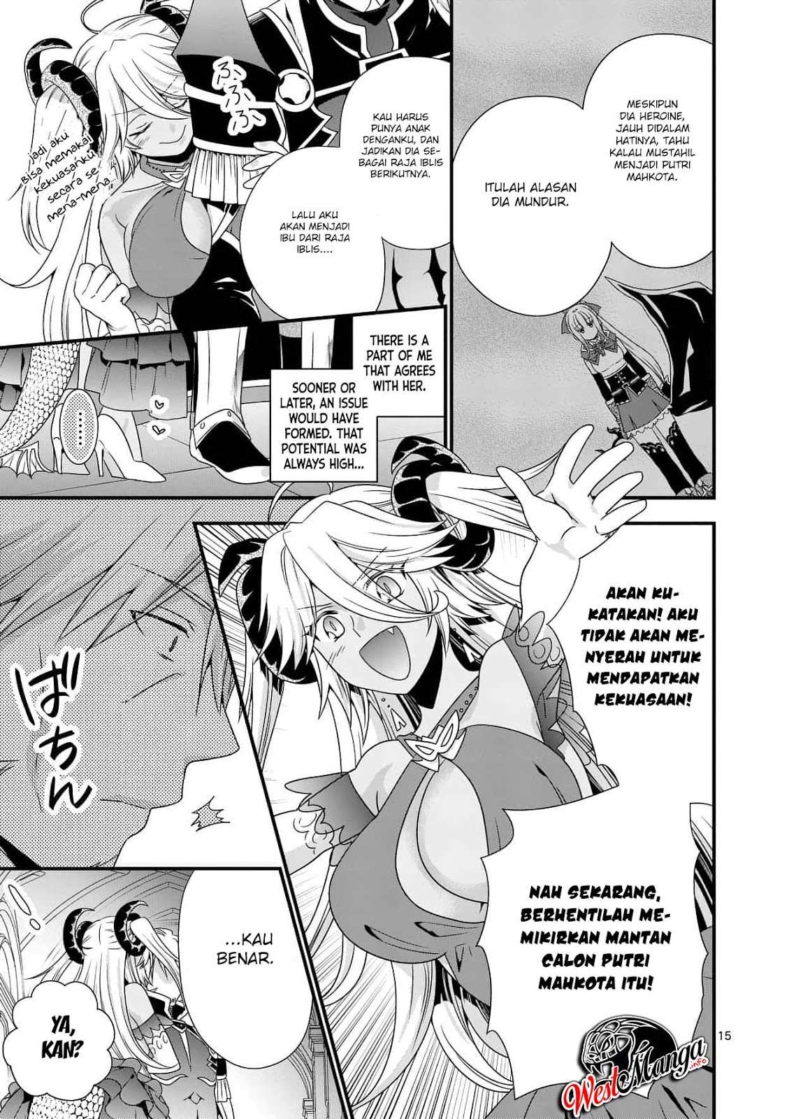 Maou desu Onna Yuusha no Hahaoya to Saikon Shita no de Onna Yuusha ga Giri no Musume ni Narimashita Chapter 17 - halaman 18