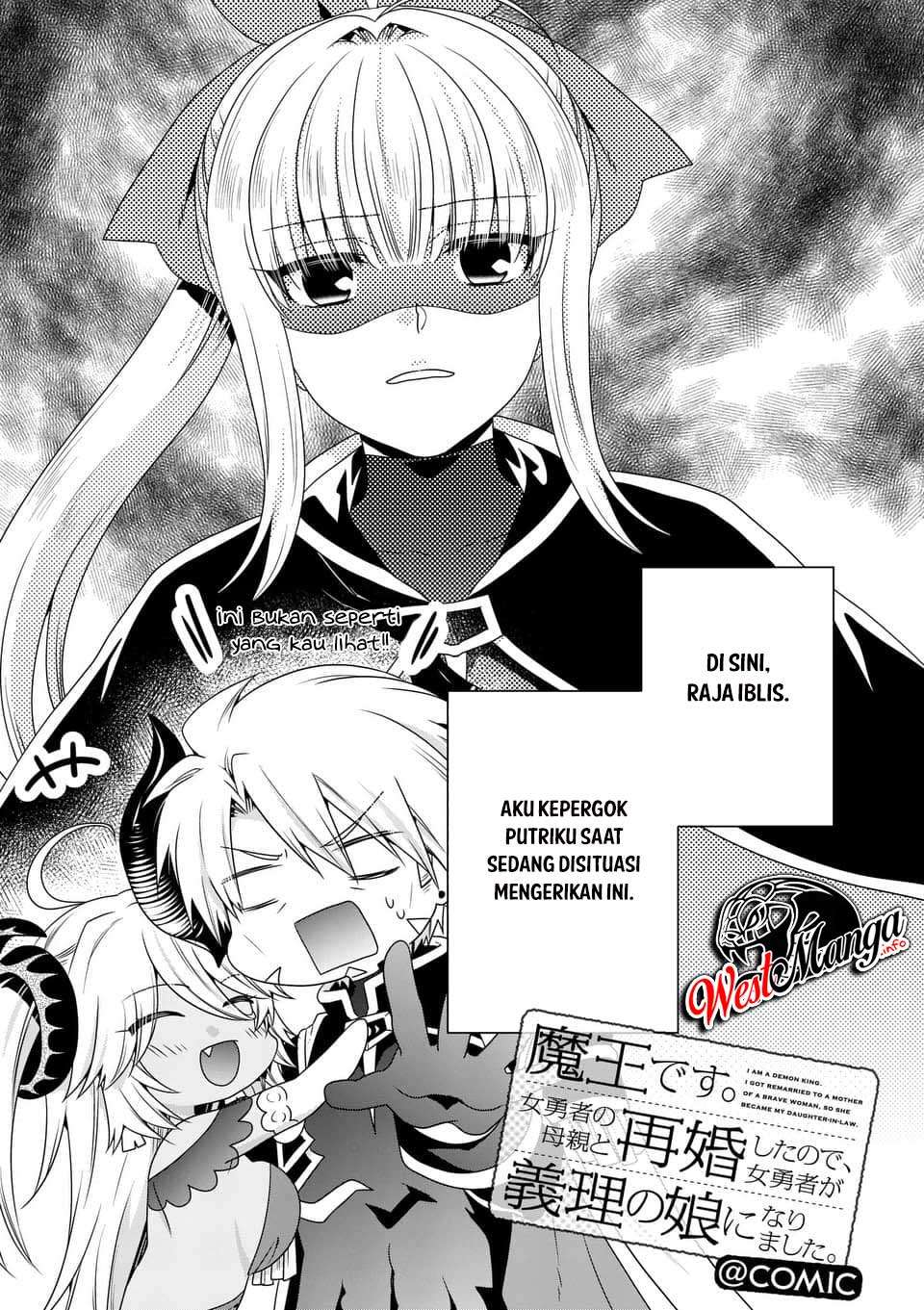 Maou desu Onna Yuusha no Hahaoya to Saikon Shita no de Onna Yuusha ga Giri no Musume ni Narimashita Chapter 18 - halaman 2