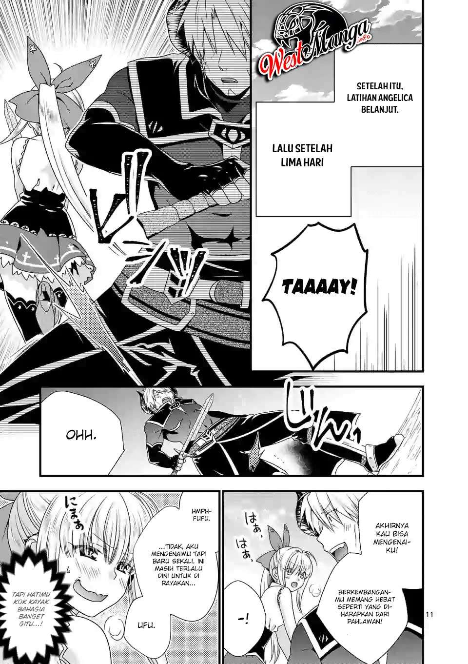 Maou desu Onna Yuusha no Hahaoya to Saikon Shita no de Onna Yuusha ga Giri no Musume ni Narimashita Chapter 19 - halaman 14