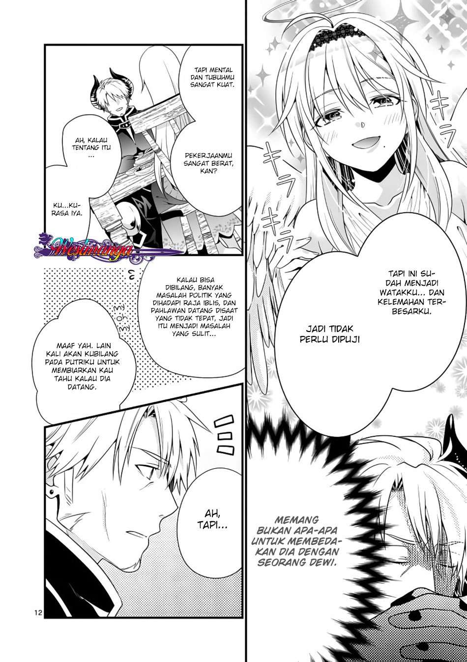 Maou desu Onna Yuusha no Hahaoya to Saikon Shita no de Onna Yuusha ga Giri no Musume ni Narimashita Chapter 2 - halaman 14