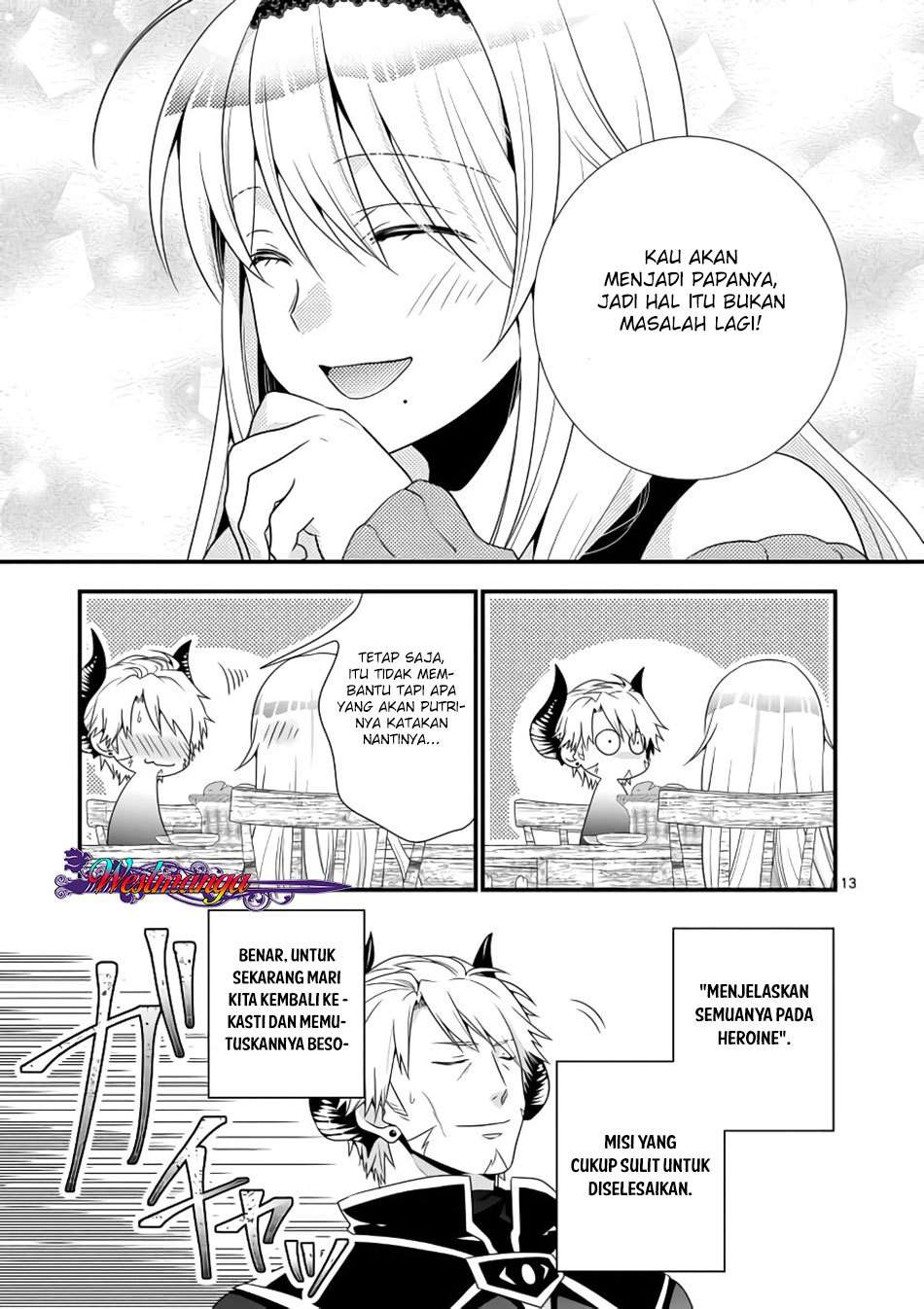 Maou desu Onna Yuusha no Hahaoya to Saikon Shita no de Onna Yuusha ga Giri no Musume ni Narimashita Chapter 2 - halaman 15