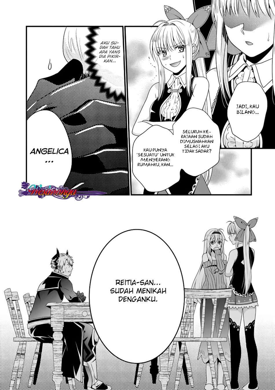 Maou desu Onna Yuusha no Hahaoya to Saikon Shita no de Onna Yuusha ga Giri no Musume ni Narimashita Chapter 2 - halaman 18