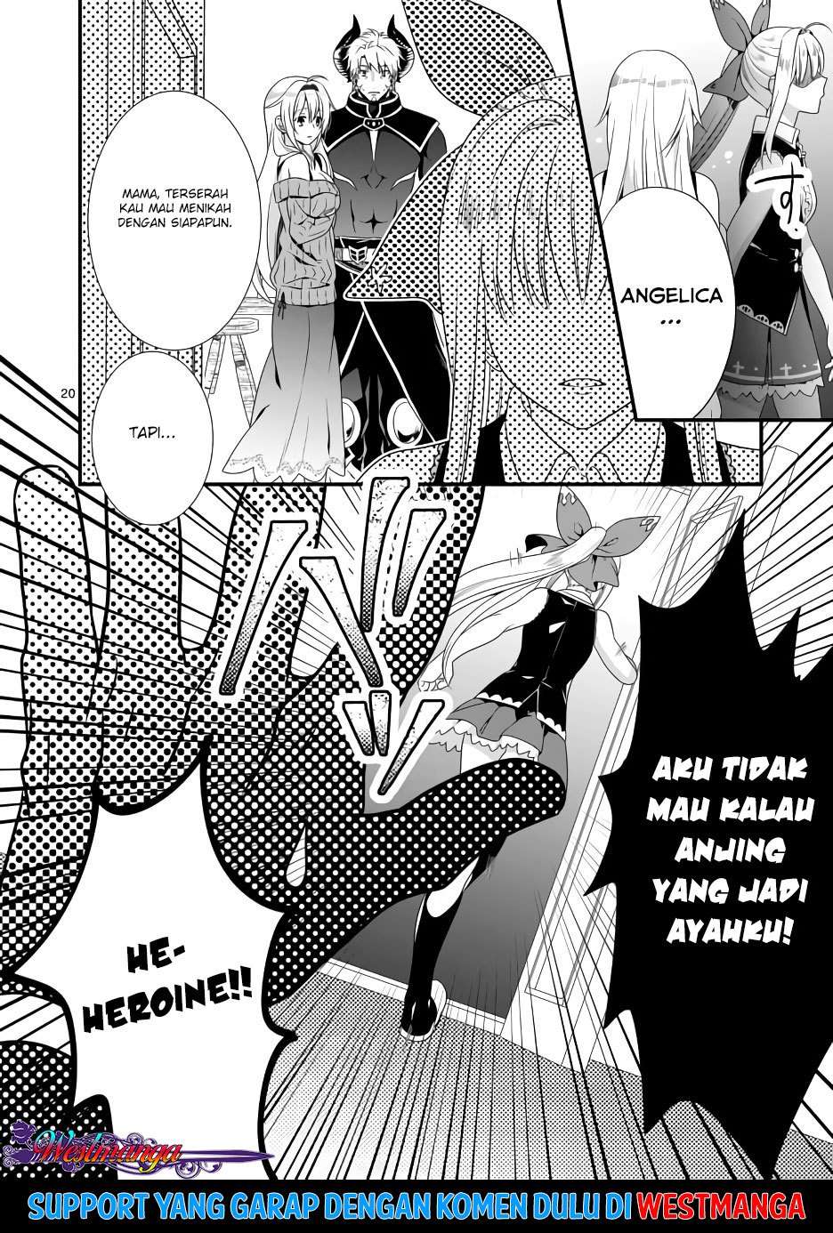 Maou desu Onna Yuusha no Hahaoya to Saikon Shita no de Onna Yuusha ga Giri no Musume ni Narimashita Chapter 2 - halaman 22