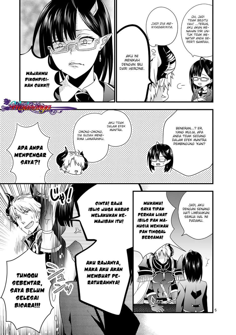 Maou desu Onna Yuusha no Hahaoya to Saikon Shita no de Onna Yuusha ga Giri no Musume ni Narimashita Chapter 2 - halaman 6
