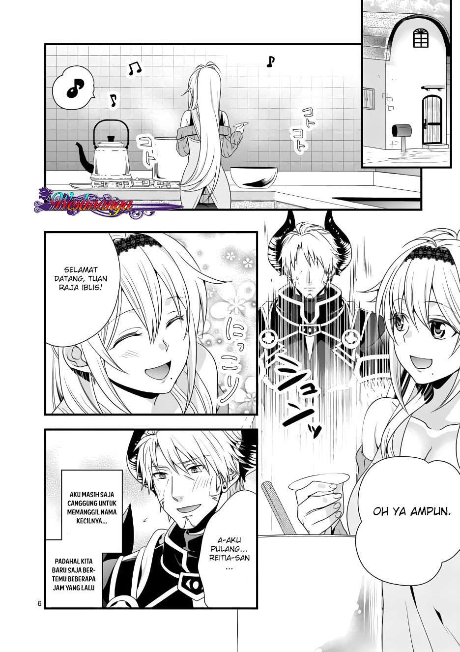 Maou desu Onna Yuusha no Hahaoya to Saikon Shita no de Onna Yuusha ga Giri no Musume ni Narimashita Chapter 2 - halaman 7