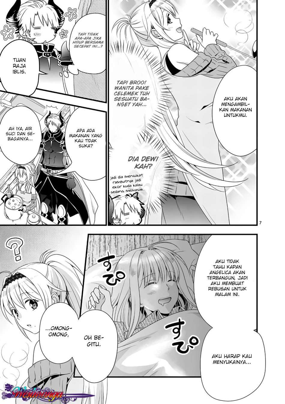 Maou desu Onna Yuusha no Hahaoya to Saikon Shita no de Onna Yuusha ga Giri no Musume ni Narimashita Chapter 2 - halaman 8