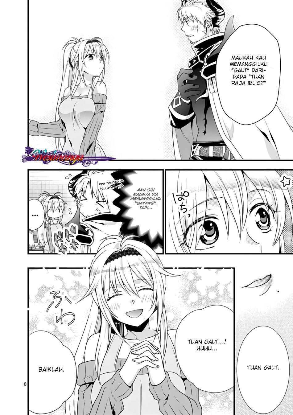 Maou desu Onna Yuusha no Hahaoya to Saikon Shita no de Onna Yuusha ga Giri no Musume ni Narimashita Chapter 2 - halaman 9
