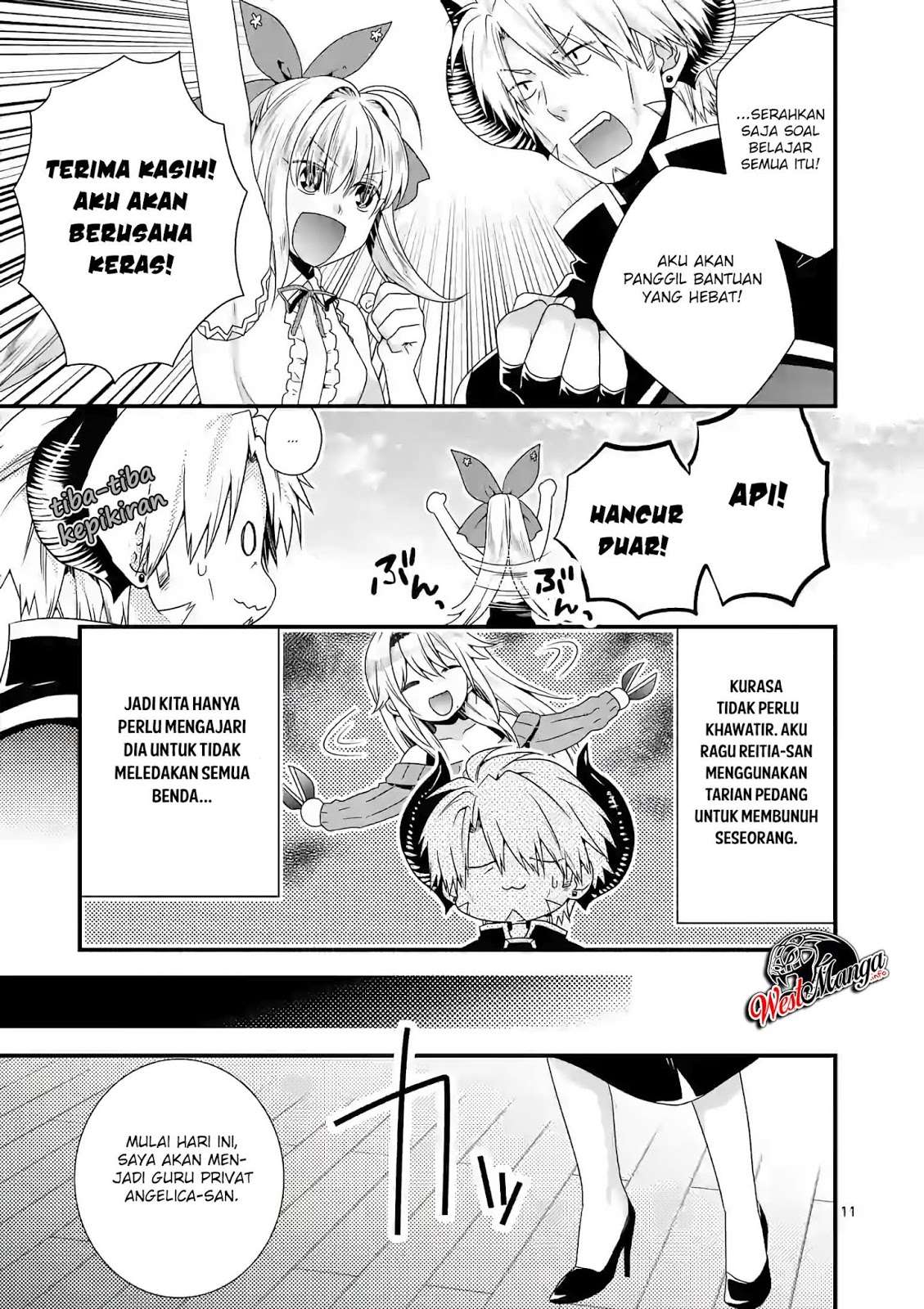 Maou desu Onna Yuusha no Hahaoya to Saikon Shita no de Onna Yuusha ga Giri no Musume ni Narimashita Chapter 20 - halaman 14