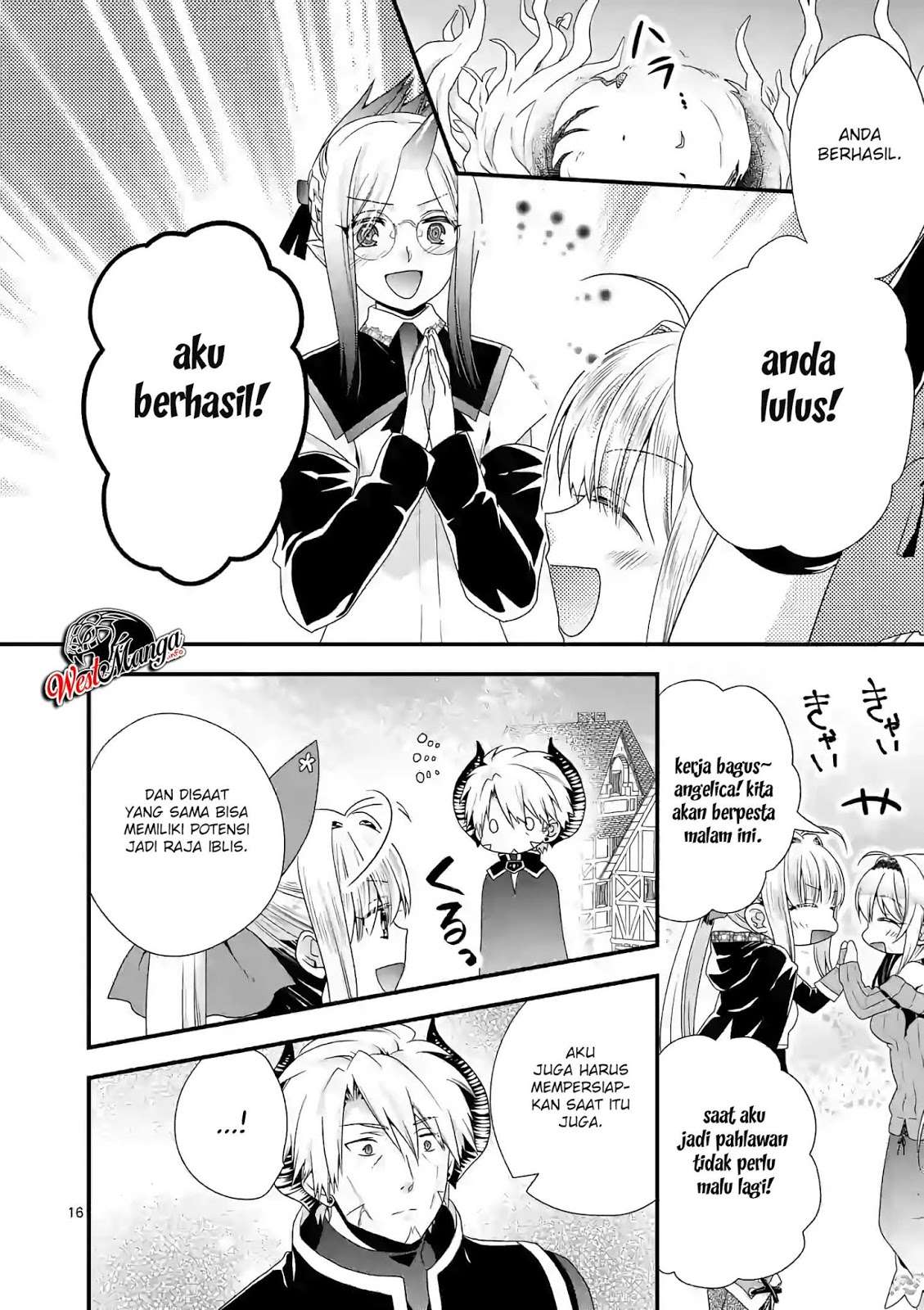 Maou desu Onna Yuusha no Hahaoya to Saikon Shita no de Onna Yuusha ga Giri no Musume ni Narimashita Chapter 20 - halaman 19