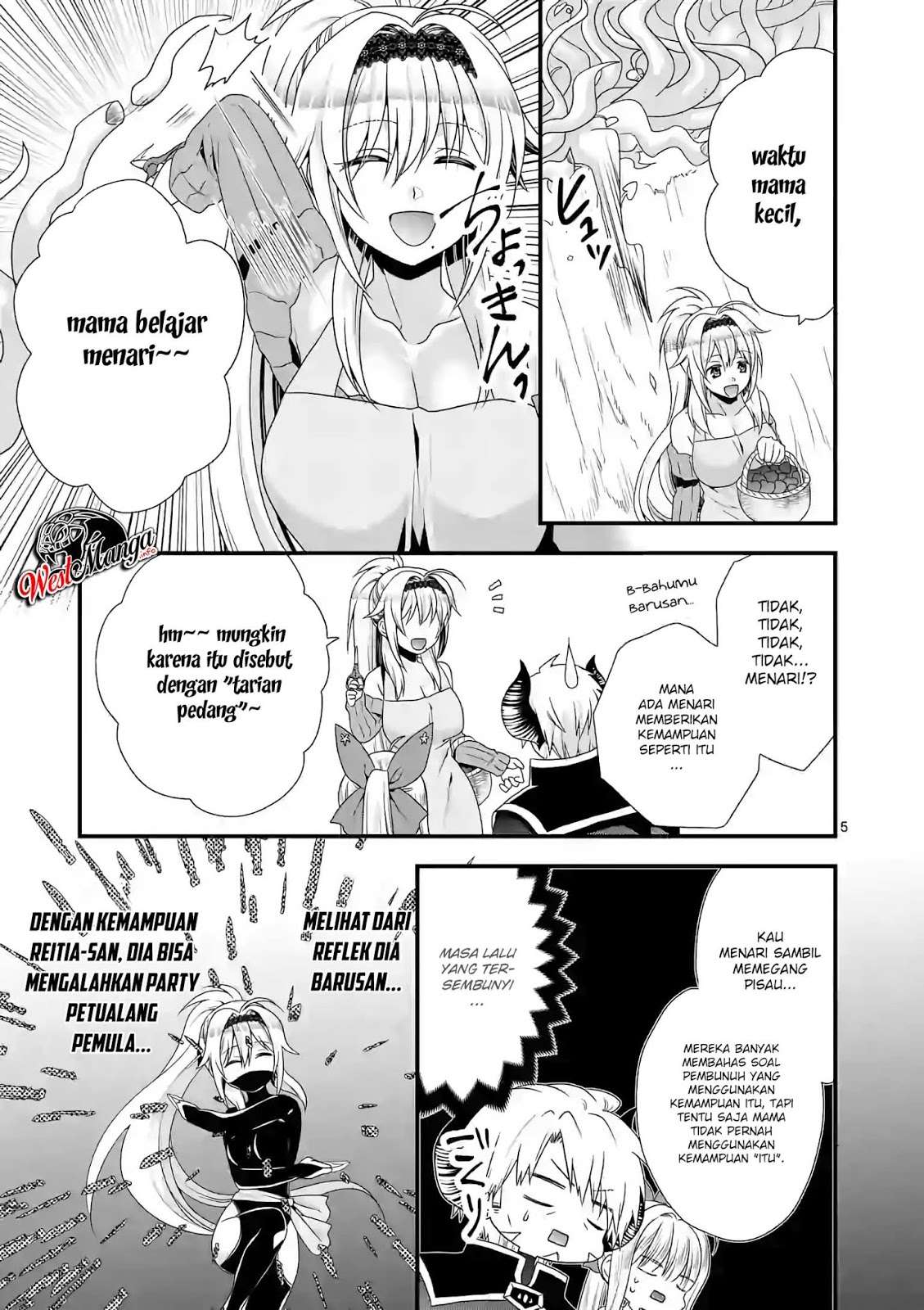 Maou desu Onna Yuusha no Hahaoya to Saikon Shita no de Onna Yuusha ga Giri no Musume ni Narimashita Chapter 20 - halaman 7