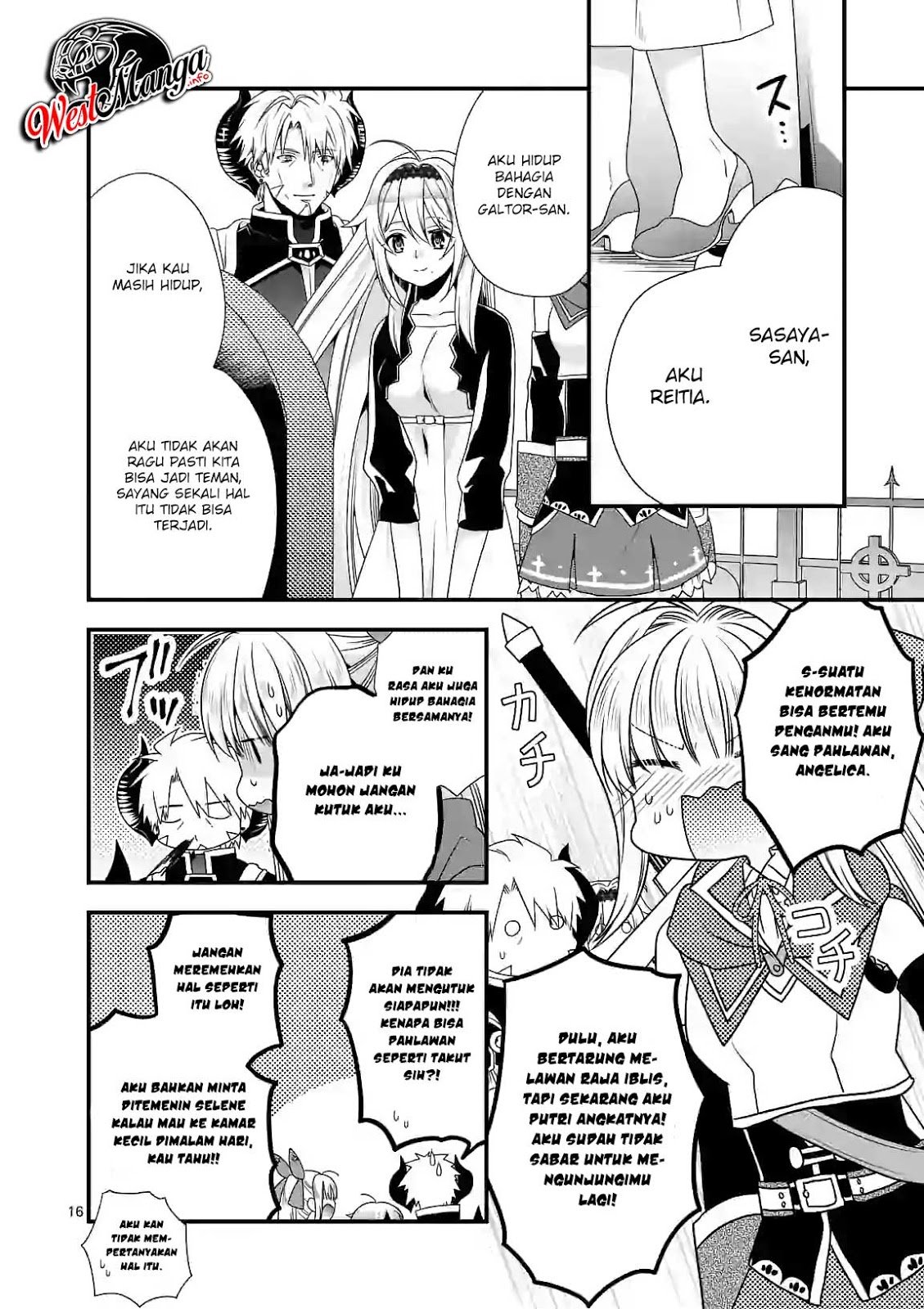 Maou desu Onna Yuusha no Hahaoya to Saikon Shita no de Onna Yuusha ga Giri no Musume ni Narimashita Chapter 25 - halaman 19