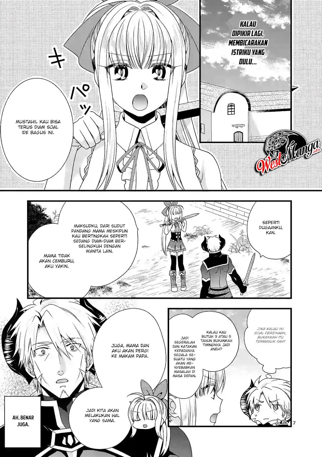 Maou desu Onna Yuusha no Hahaoya to Saikon Shita no de Onna Yuusha ga Giri no Musume ni Narimashita Chapter 25 - halaman 9