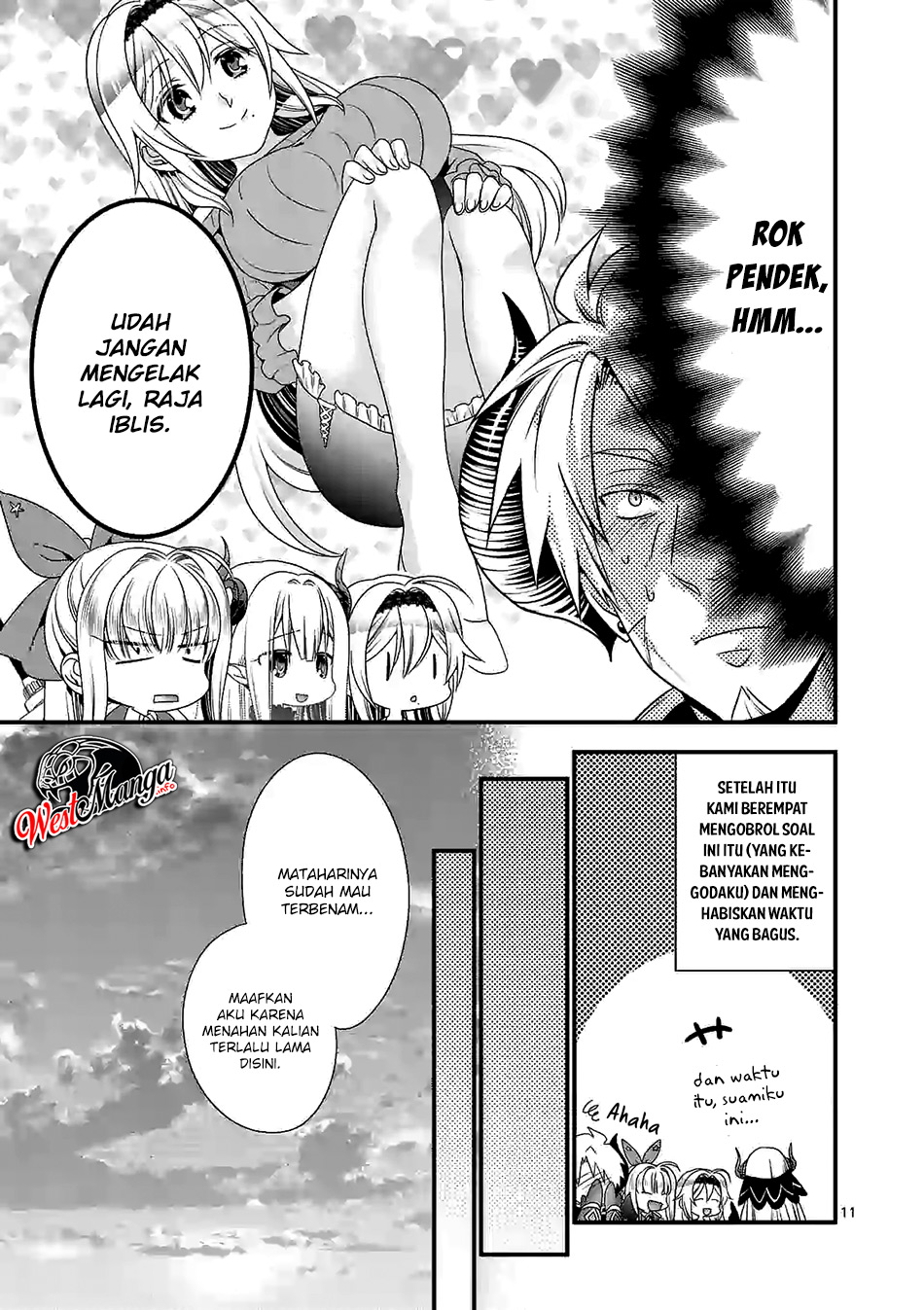 Maou desu Onna Yuusha no Hahaoya to Saikon Shita no de Onna Yuusha ga Giri no Musume ni Narimashita Chapter 26 - halaman 13