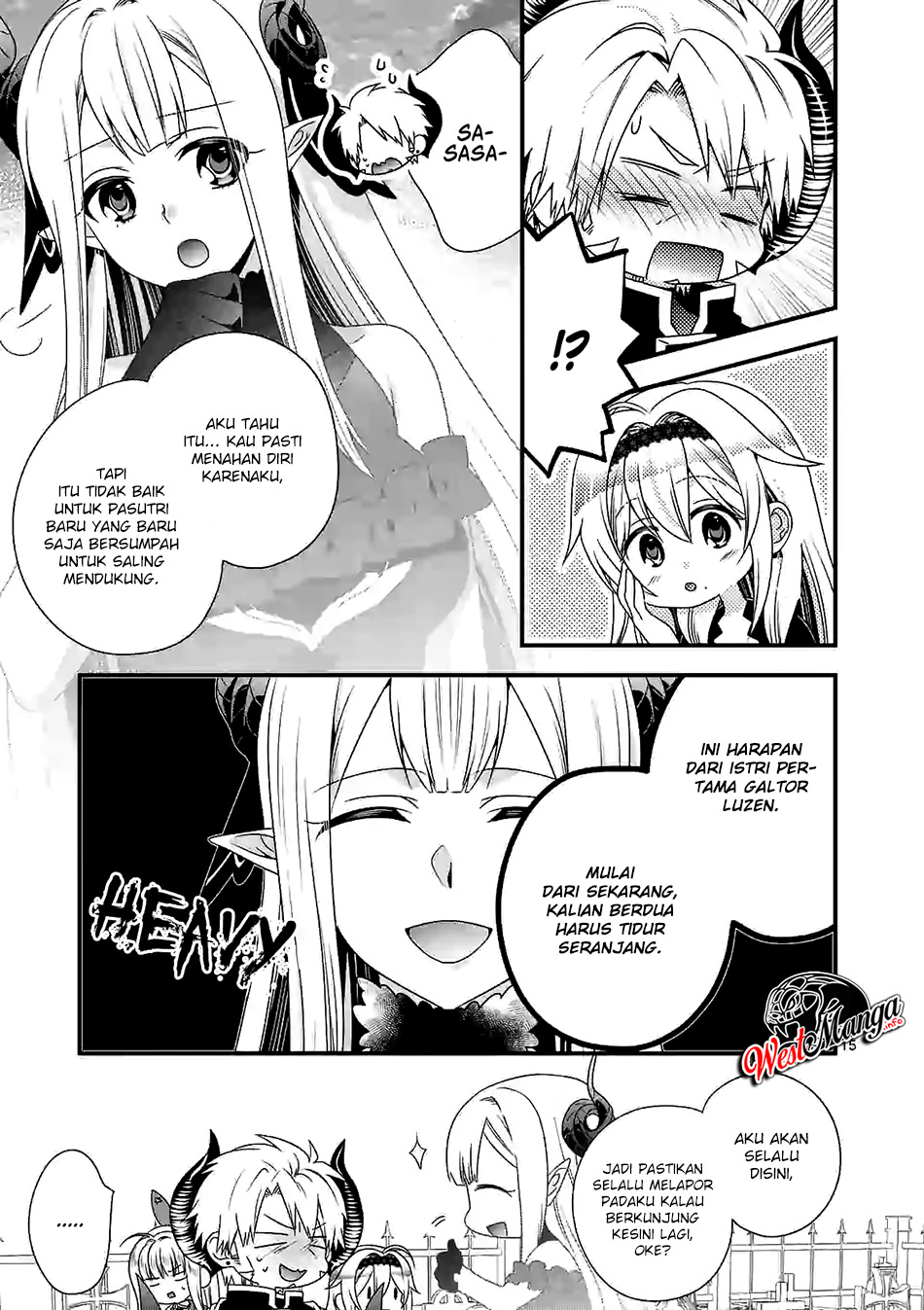 Maou desu Onna Yuusha no Hahaoya to Saikon Shita no de Onna Yuusha ga Giri no Musume ni Narimashita Chapter 26 - halaman 17