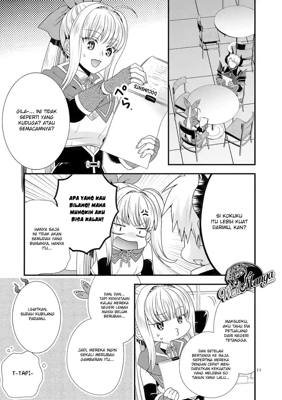 Maou desu Onna Yuusha no Hahaoya to Saikon Shita no de Onna Yuusha ga Giri no Musume ni Narimashita Chapter 27 - halaman 13