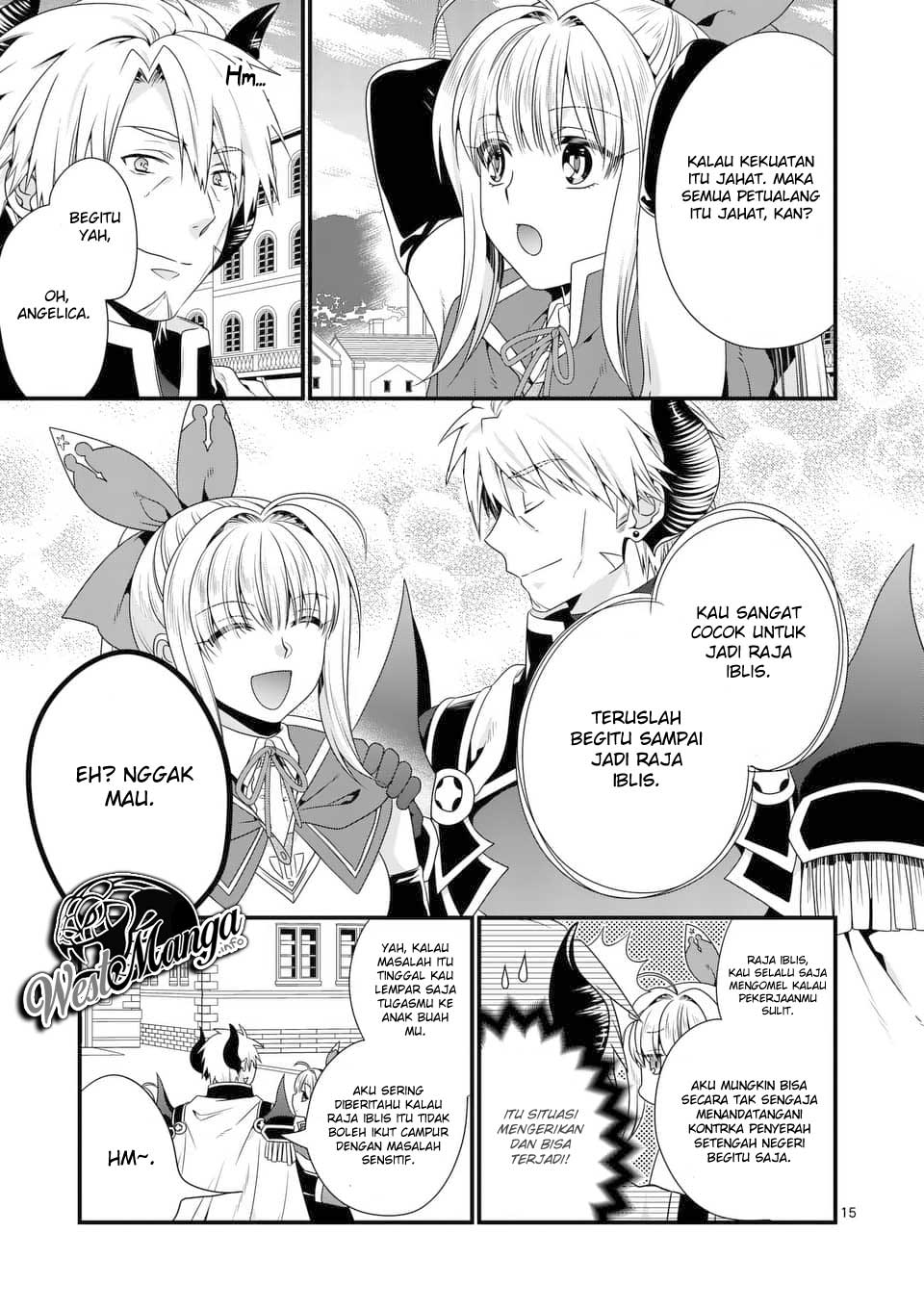 Maou desu Onna Yuusha no Hahaoya to Saikon Shita no de Onna Yuusha ga Giri no Musume ni Narimashita Chapter 28 - halaman 17
