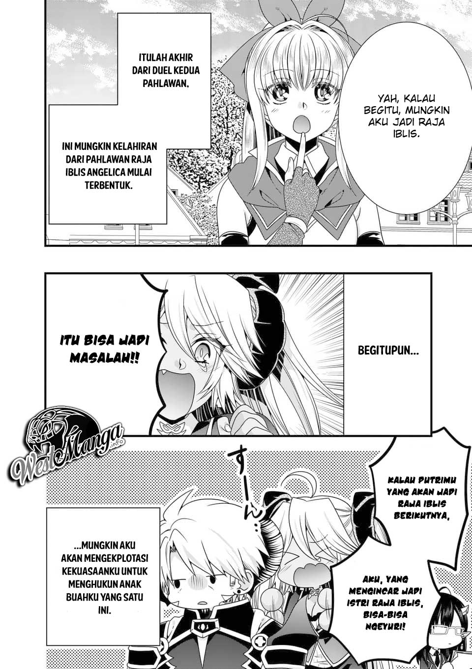 Maou desu Onna Yuusha no Hahaoya to Saikon Shita no de Onna Yuusha ga Giri no Musume ni Narimashita Chapter 28 - halaman 18