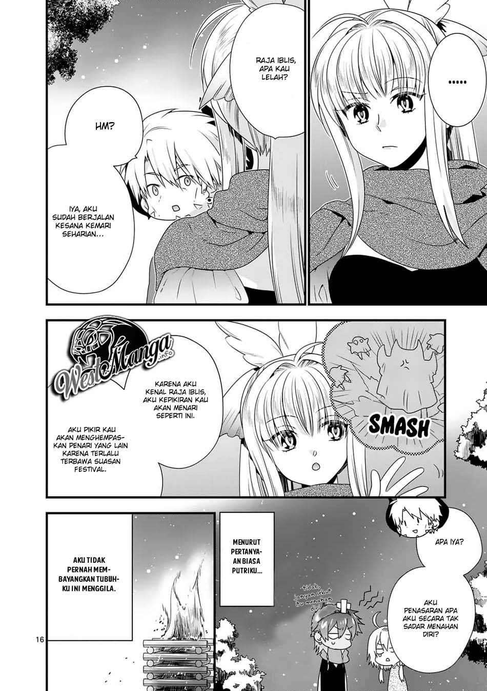 Maou desu Onna Yuusha no Hahaoya to Saikon Shita no de Onna Yuusha ga Giri no Musume ni Narimashita Chapter 29 - halaman 18