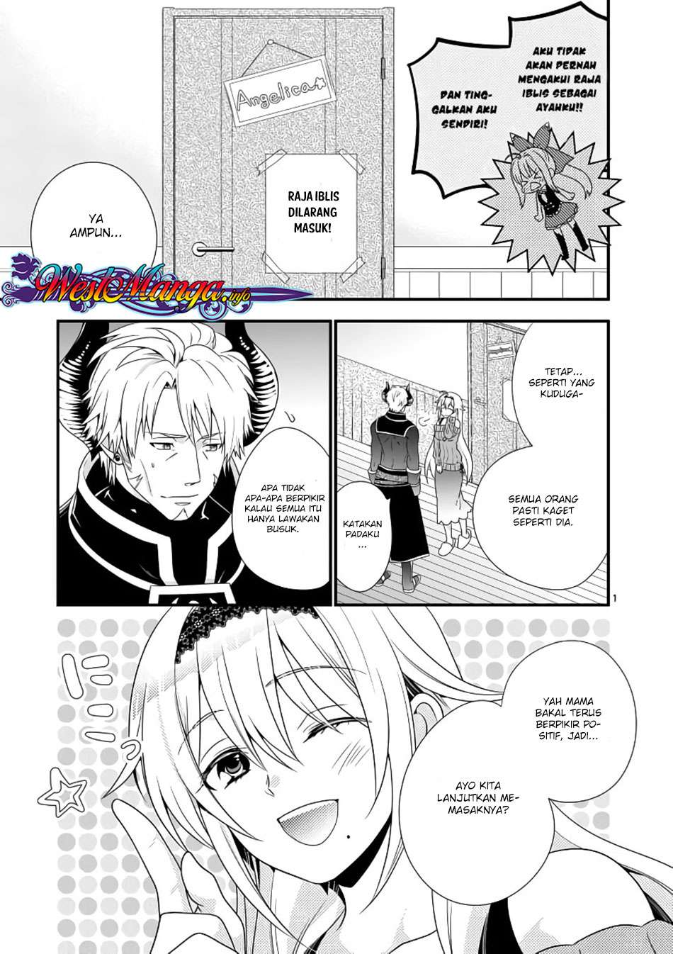 Maou desu Onna Yuusha no Hahaoya to Saikon Shita no de Onna Yuusha ga Giri no Musume ni Narimashita Chapter 3 - halaman 1