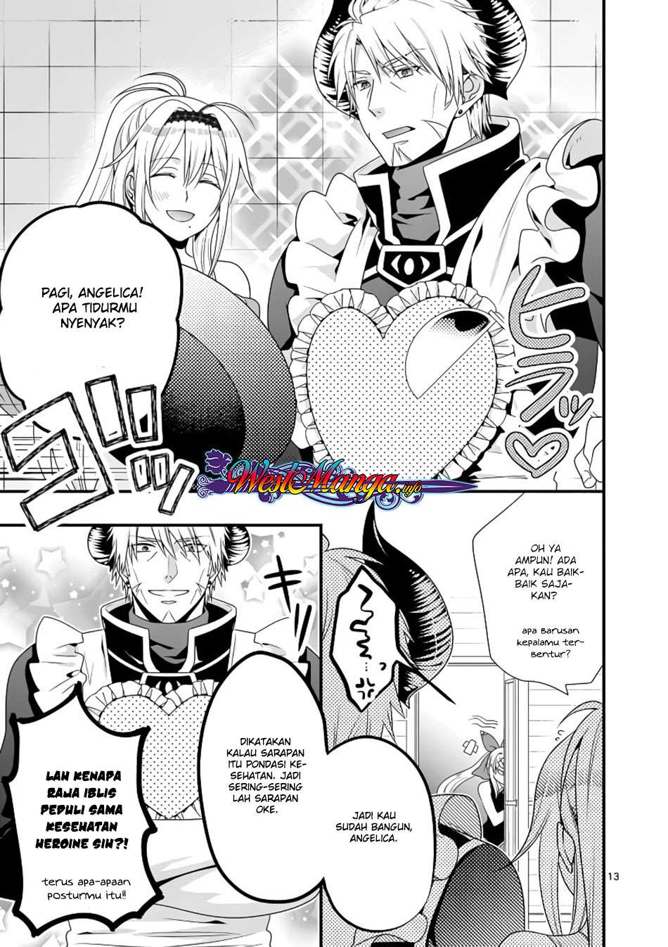 Maou desu Onna Yuusha no Hahaoya to Saikon Shita no de Onna Yuusha ga Giri no Musume ni Narimashita Chapter 3 - halaman 15