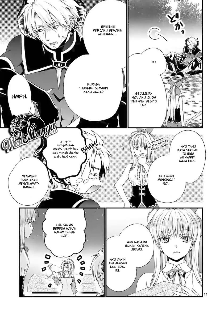 Maou desu Onna Yuusha no Hahaoya to Saikon Shita no de Onna Yuusha ga Giri no Musume ni Narimashita Chapter 30 - halaman 13
