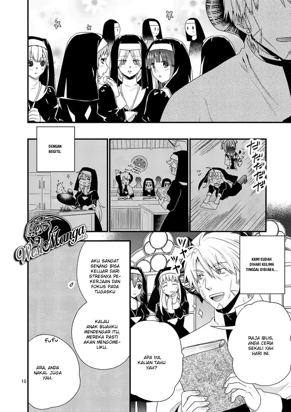Maou desu Onna Yuusha no Hahaoya to Saikon Shita no de Onna Yuusha ga Giri no Musume ni Narimashita Chapter 33 - halaman 1