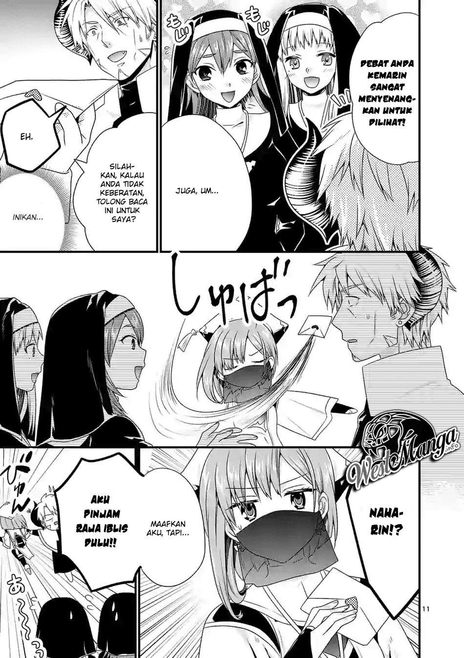 Maou desu Onna Yuusha no Hahaoya to Saikon Shita no de Onna Yuusha ga Giri no Musume ni Narimashita Chapter 33 - halaman 2