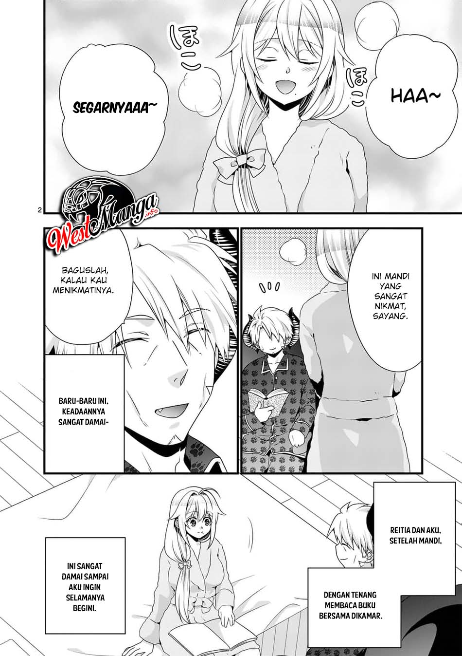 Maou desu Onna Yuusha no Hahaoya to Saikon Shita no de Onna Yuusha ga Giri no Musume ni Narimashita Chapter 42 - halaman 4