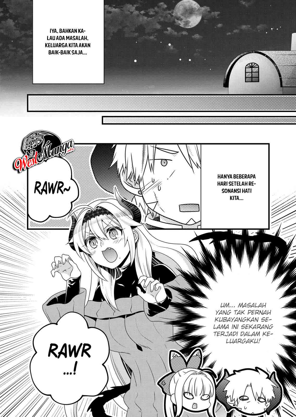 Maou desu Onna Yuusha no Hahaoya to Saikon Shita no de Onna Yuusha ga Giri no Musume ni Narimashita Chapter 43 - halaman 19