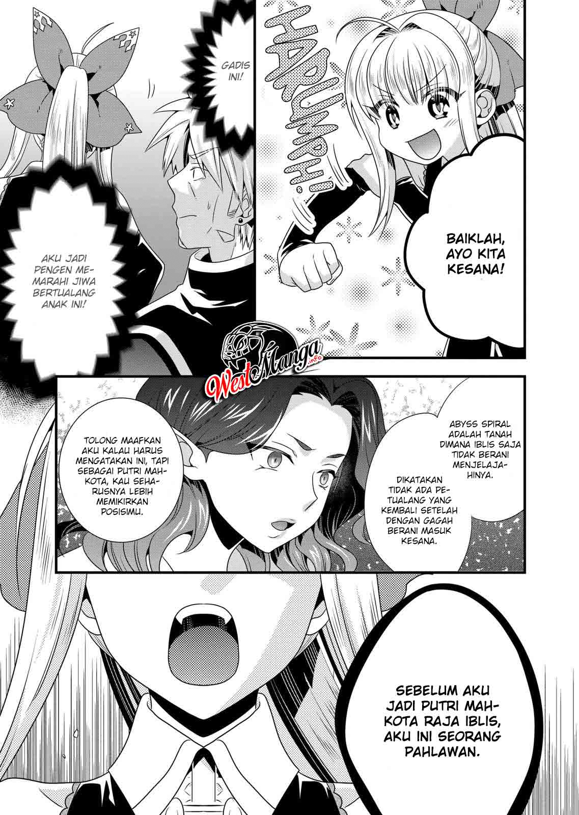 Maou desu Onna Yuusha no Hahaoya to Saikon Shita no de Onna Yuusha ga Giri no Musume ni Narimashita Chapter 46 - halaman 13