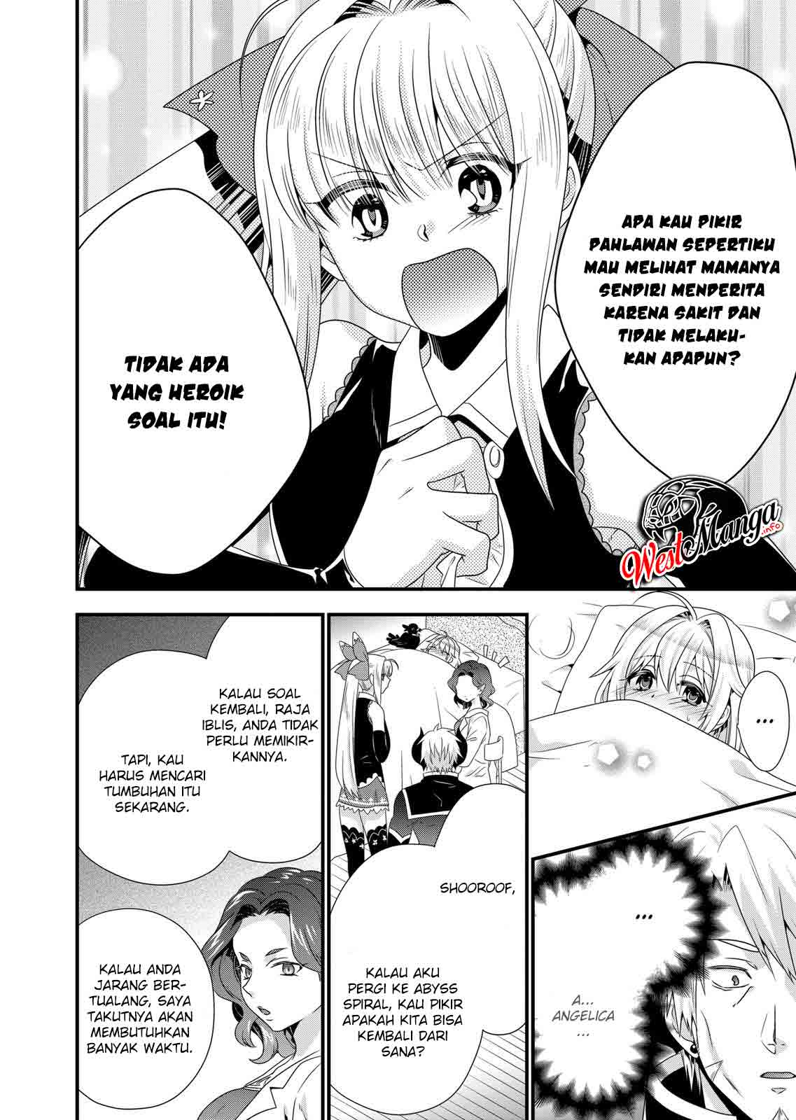 Maou desu Onna Yuusha no Hahaoya to Saikon Shita no de Onna Yuusha ga Giri no Musume ni Narimashita Chapter 46 - halaman 14