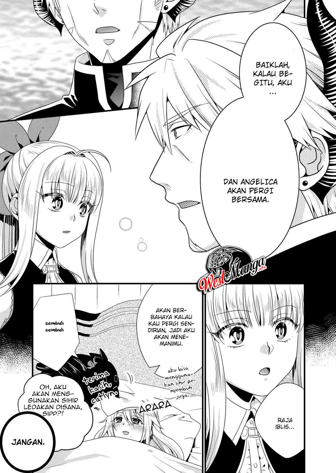 Maou desu Onna Yuusha no Hahaoya to Saikon Shita no de Onna Yuusha ga Giri no Musume ni Narimashita Chapter 46 - halaman 16