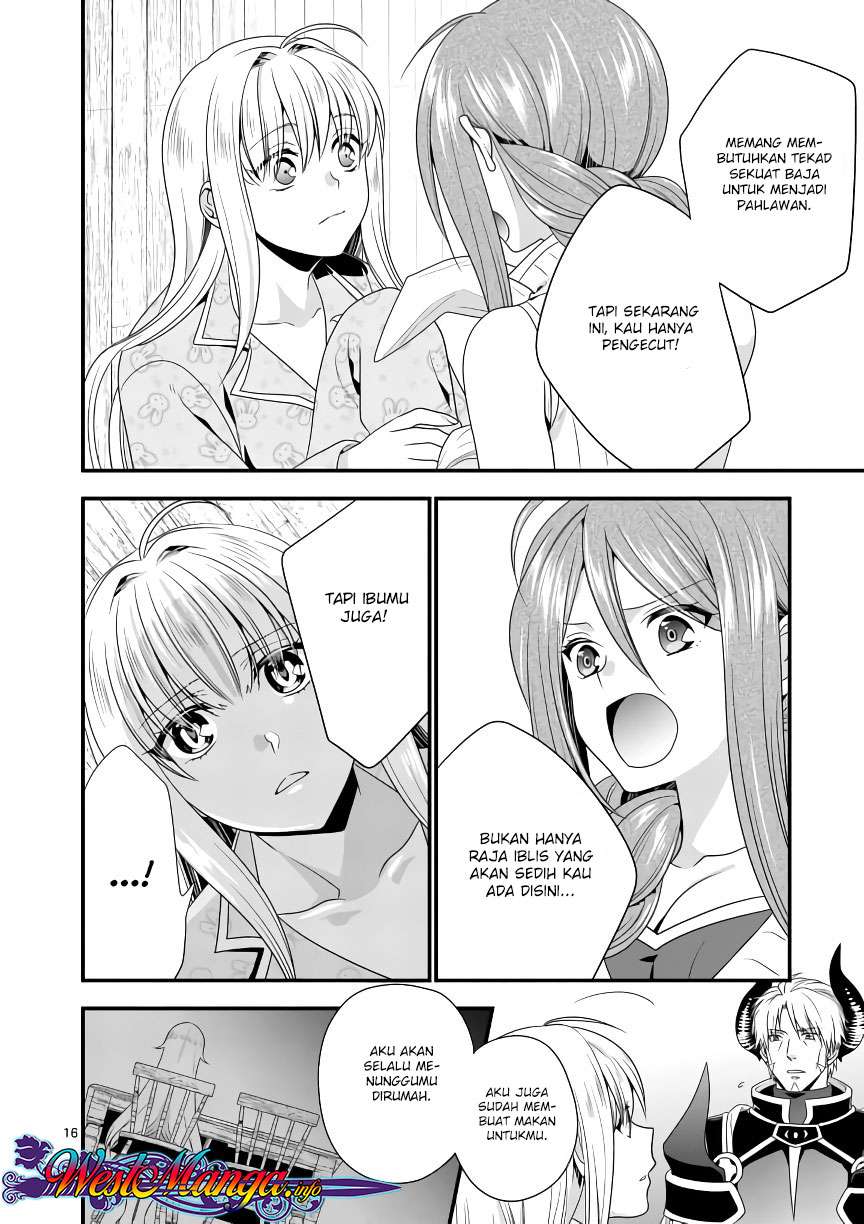 Maou desu Onna Yuusha no Hahaoya to Saikon Shita no de Onna Yuusha ga Giri no Musume ni Narimashita Chapter 5 - halaman 18