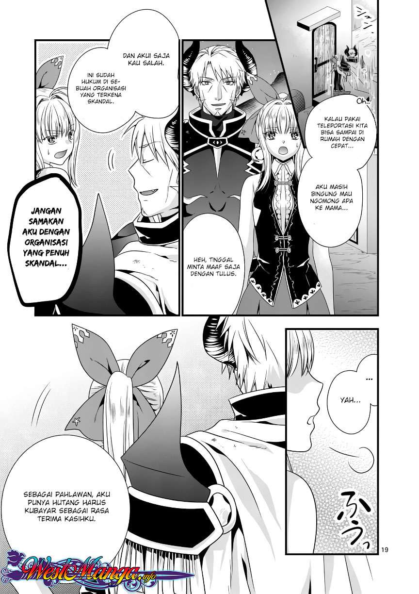 Maou desu Onna Yuusha no Hahaoya to Saikon Shita no de Onna Yuusha ga Giri no Musume ni Narimashita Chapter 5 - halaman 21