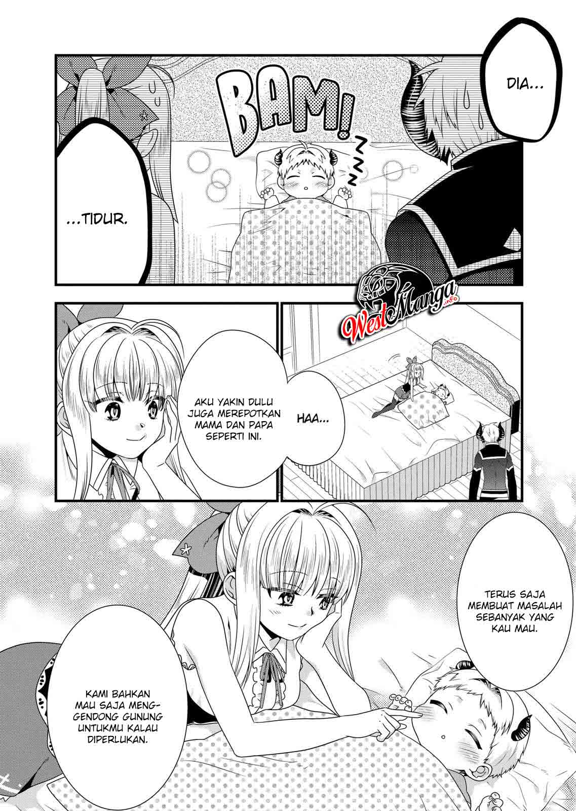 Maou desu Onna Yuusha no Hahaoya to Saikon Shita no de Onna Yuusha ga Giri no Musume ni Narimashita Chapter 50 - halaman 21