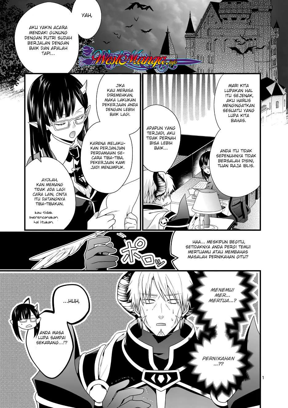 Maou desu Onna Yuusha no Hahaoya to Saikon Shita no de Onna Yuusha ga Giri no Musume ni Narimashita Chapter 8 - halaman 2